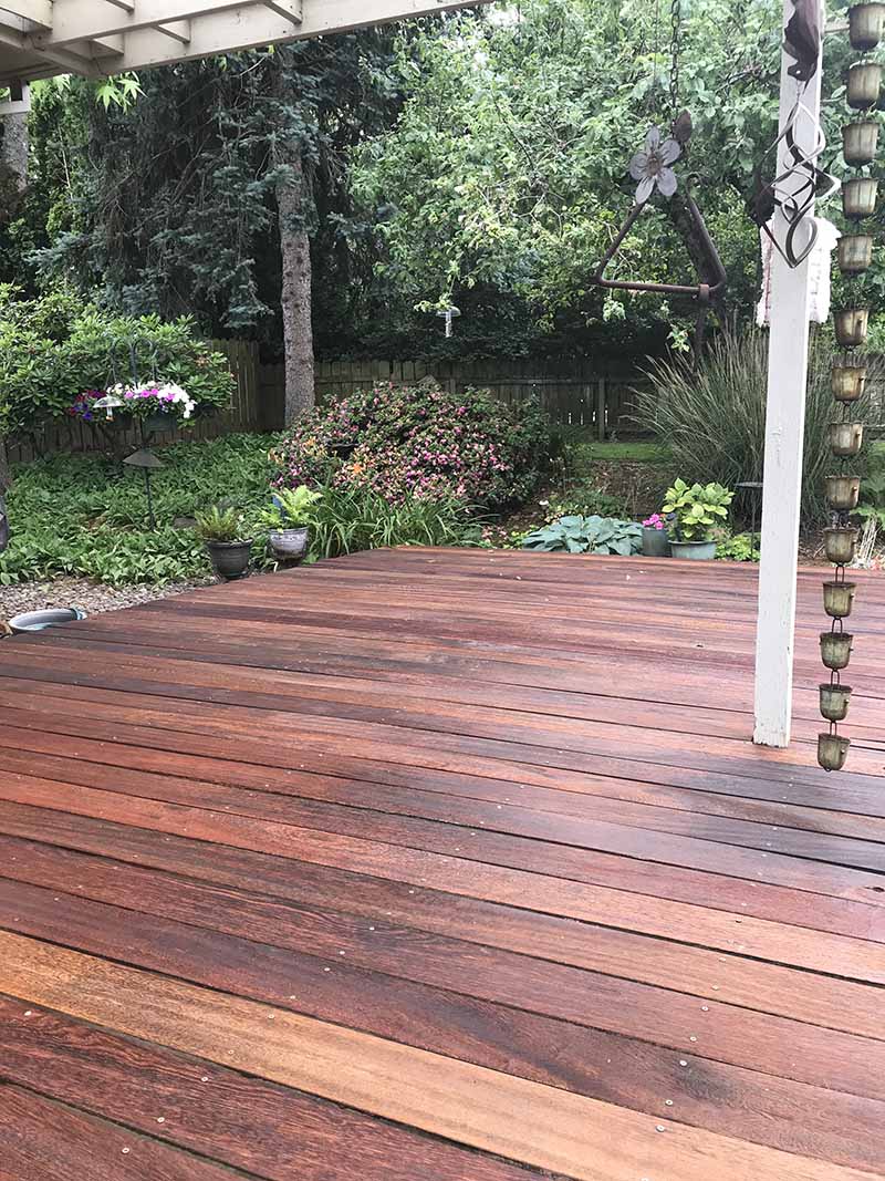 deck exoshield wood stain finishing prepare pedra decking angelim correctly final